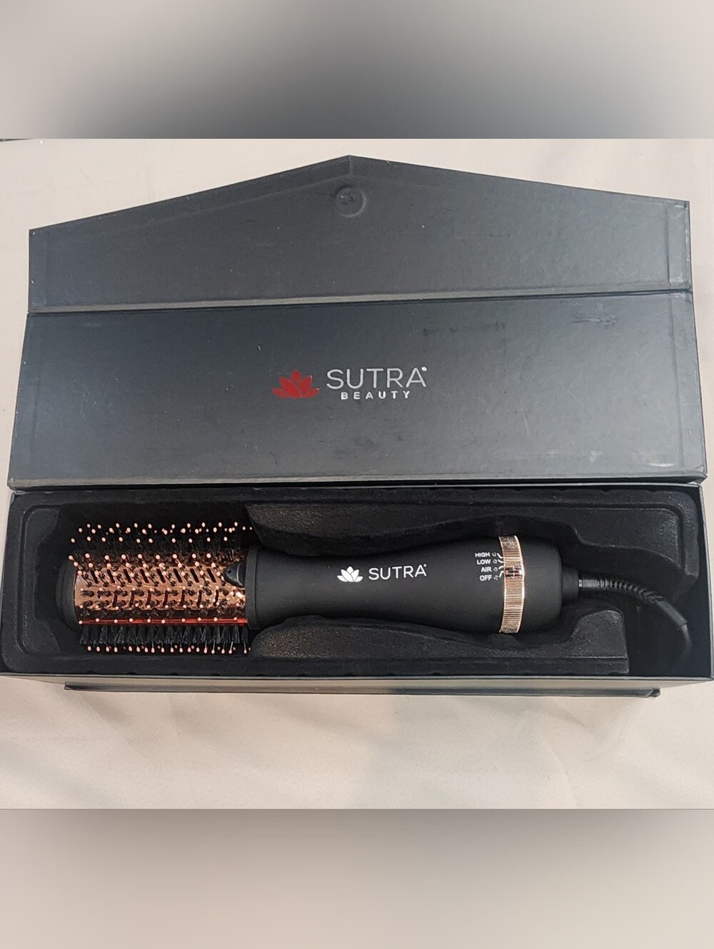 Sutra Beauty Rose Gold & Black Infrared Styling 2" Brush